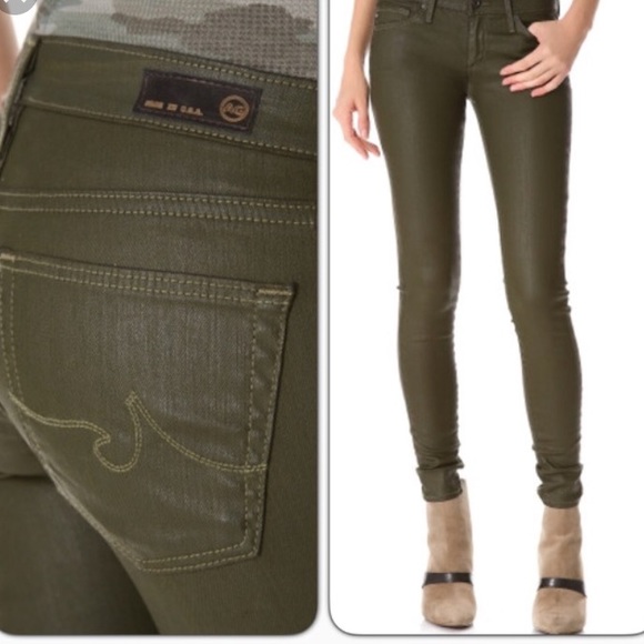 ag jeans green